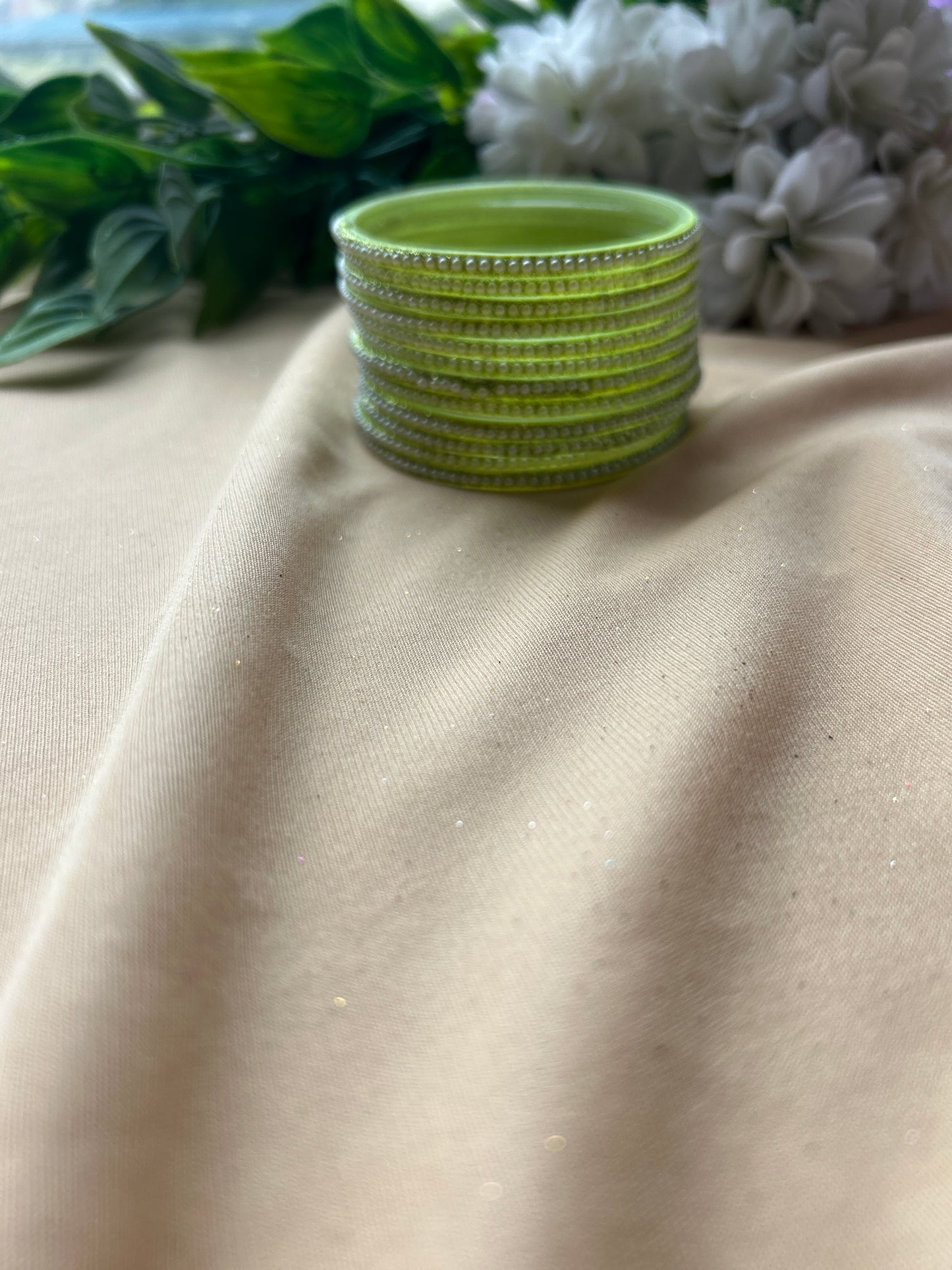 Premium & Trendy Pearl Glass Bangles