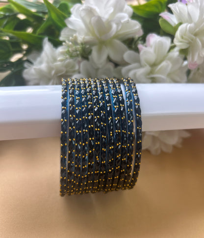 Premium raindrop bangles -violet