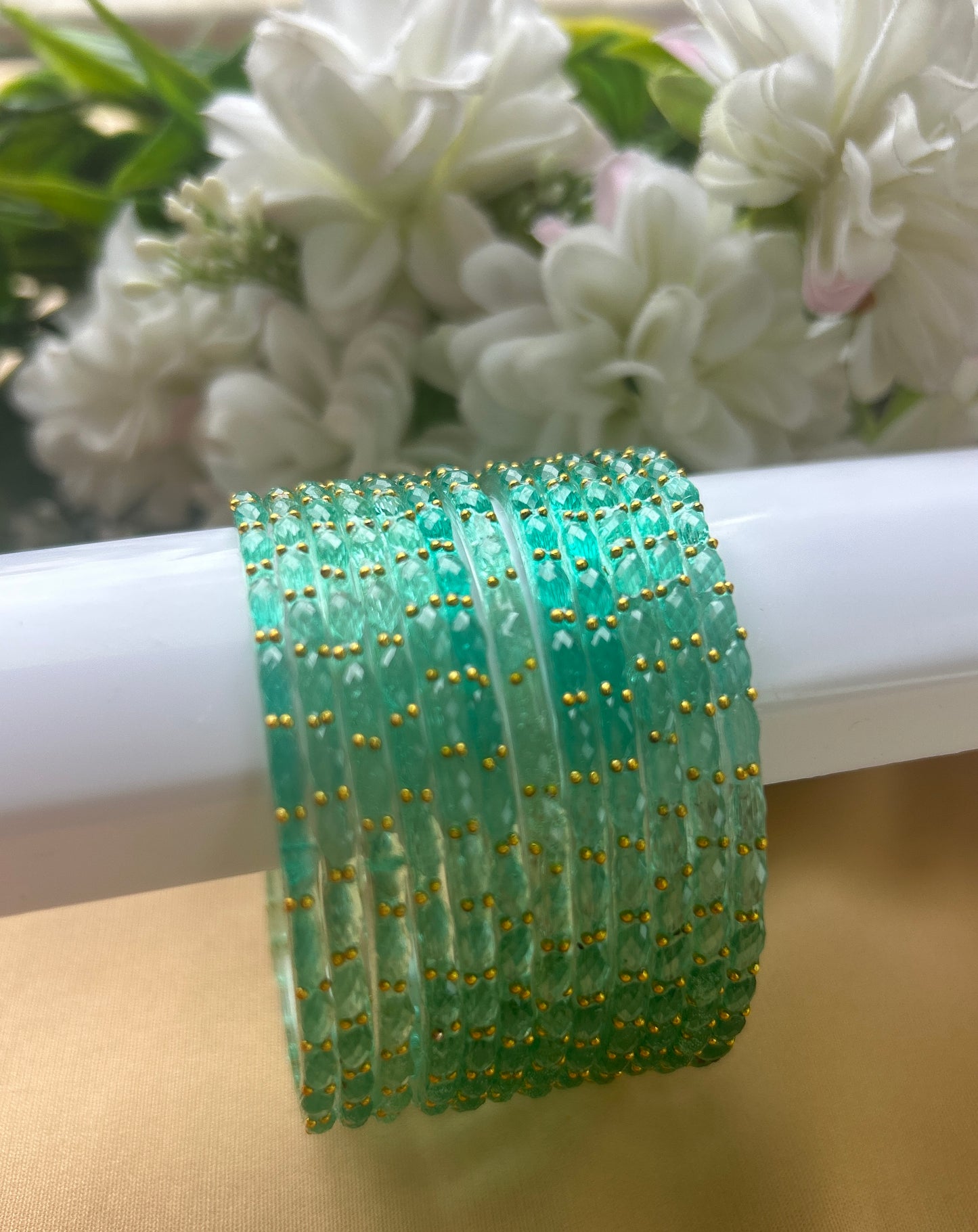 Premium raindrop bangles -Turquriose