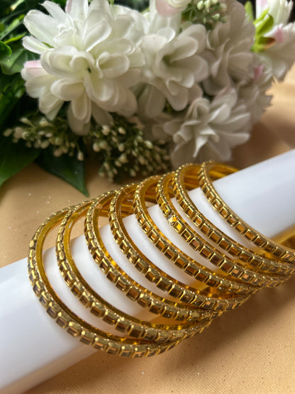 Premium Designer Bangles - Gold