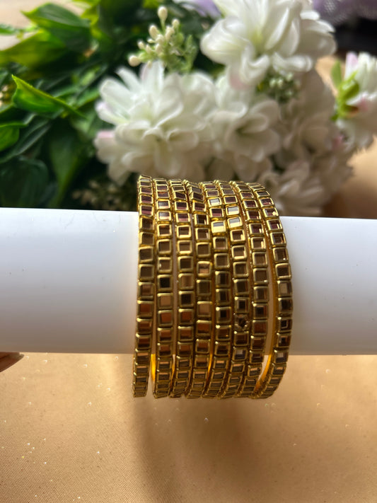 Premium Designer Bangles - Gold