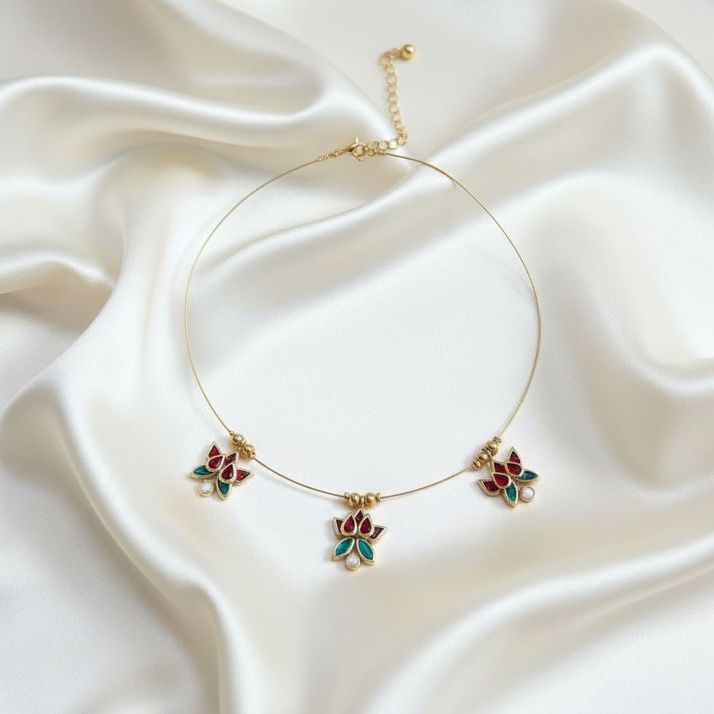 Trending Lotus Invisible Chain With Adjustable Back Chain