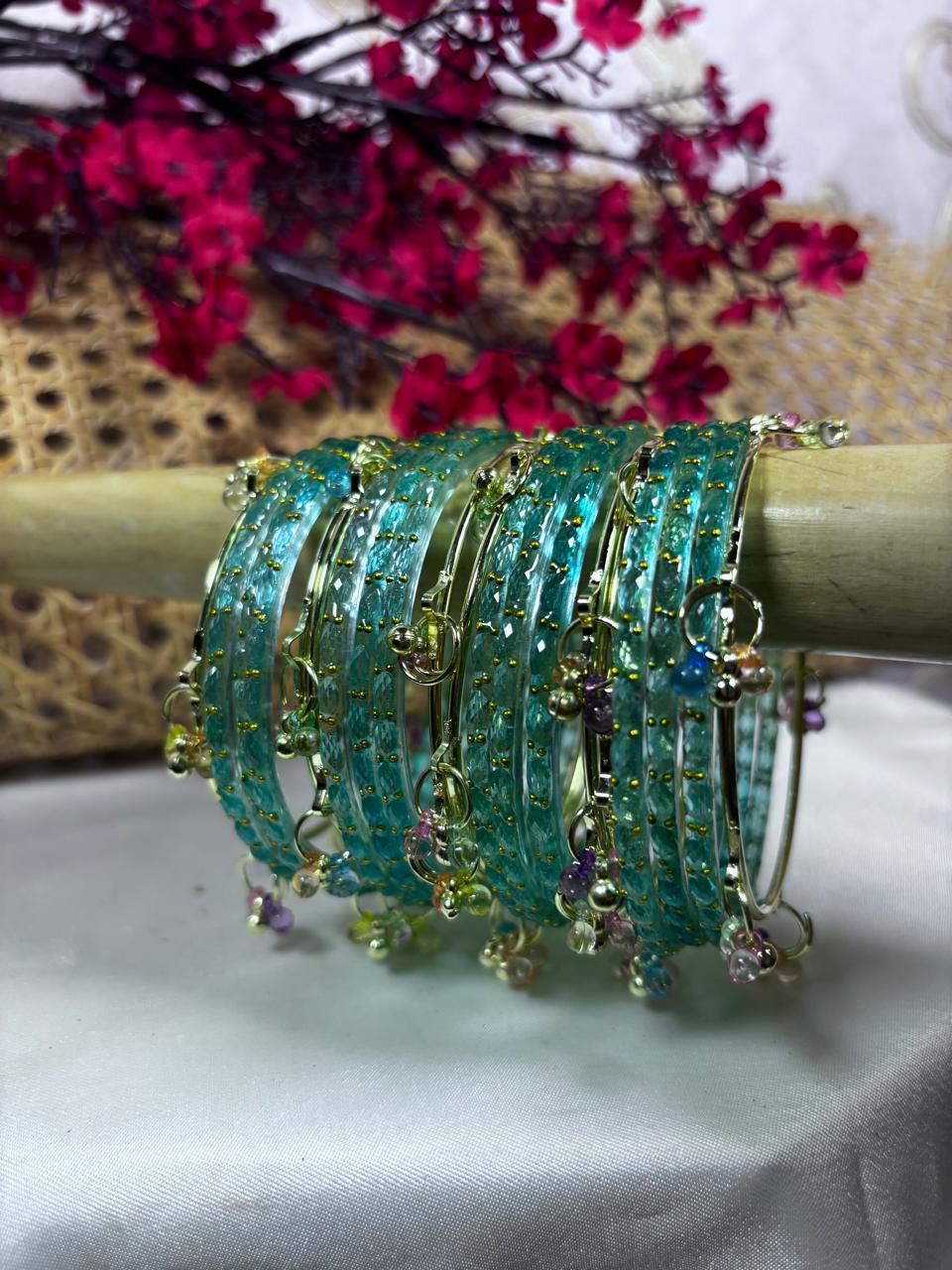 Premium kashmiri raindrop bangles