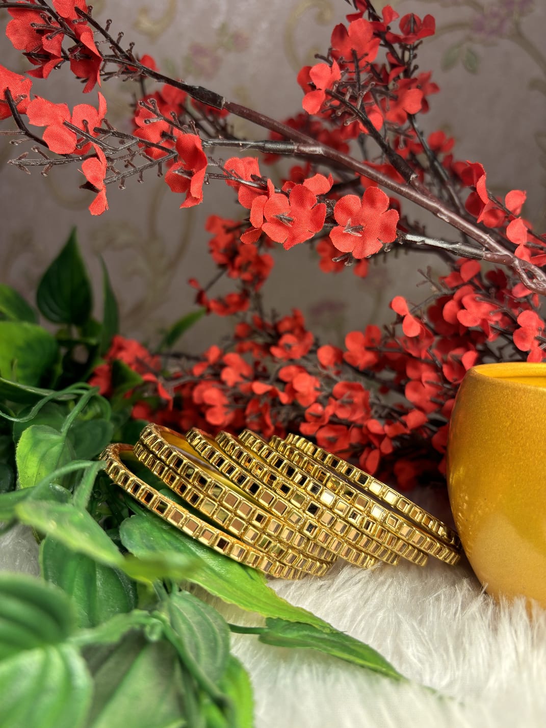 Premium Designer Bangles - Gold